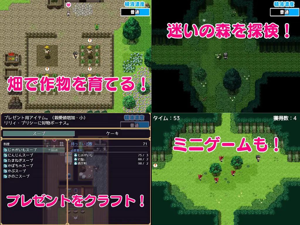 图片[4]-【RPGPC+安卓Joi】孕育开始! 拯救精灵森林#はらませ!ミニエルフの森。-久天堂游戏