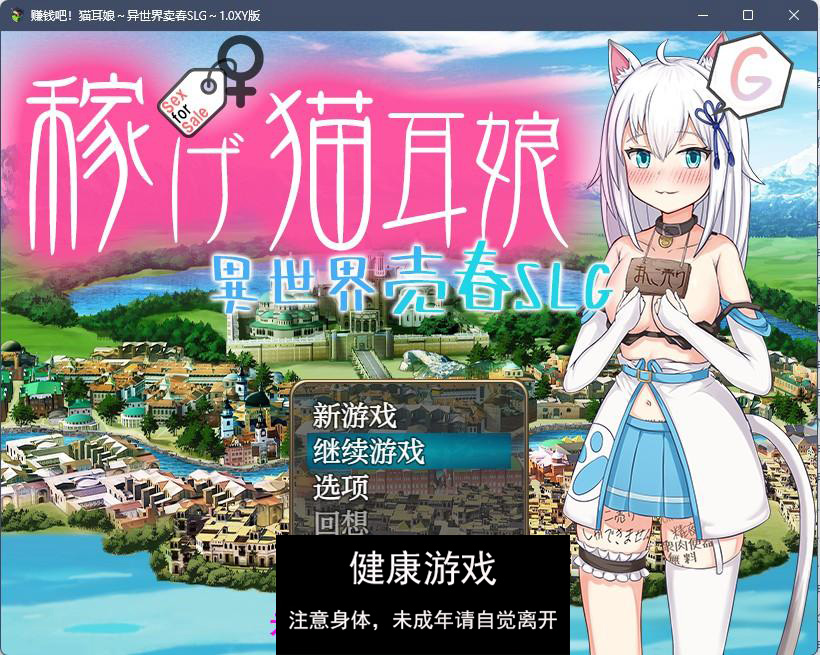 【日系RPGAIGPT汉化】赚钱吧！猫耳娘异世界卖春1.0 樱花版【PC+安卓2.3G】-久天堂游戏