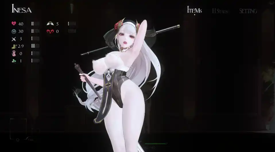 【究极ACT/中文/全动态】 神作预定：棘罪修女-伊妮莎 V0.6.8[12月更新/白丝高跟]【电脑/4G】-久天堂游戏
